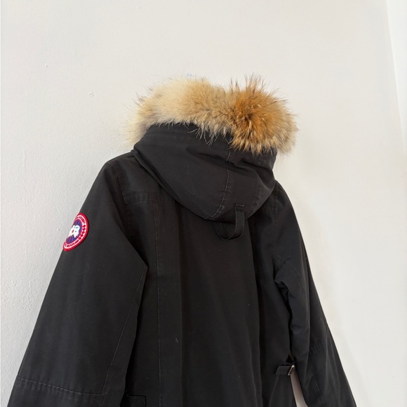 Canada Goose Aldridge Puffer Parka Coyote Fur Hood Arctic Tech Made in Canada - Picture 11 of 14